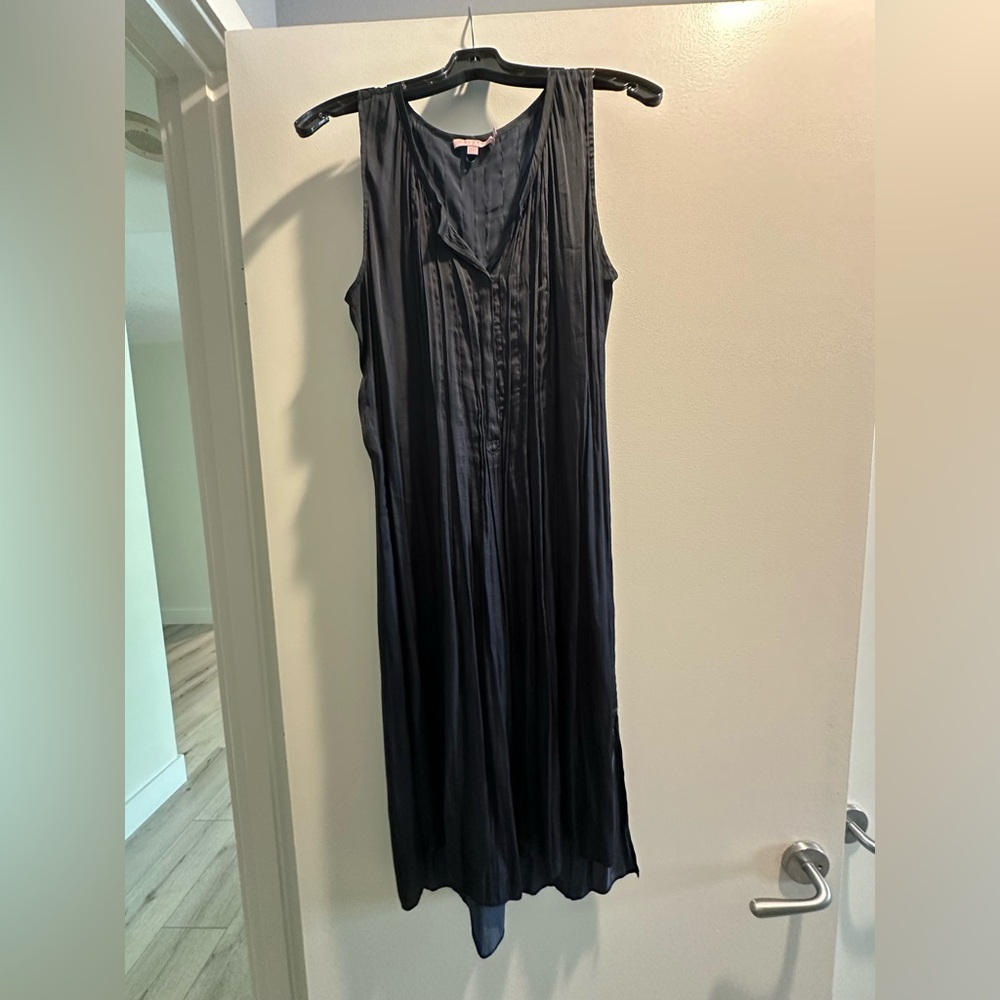 Calypso St. Barth Black Pleated Dress